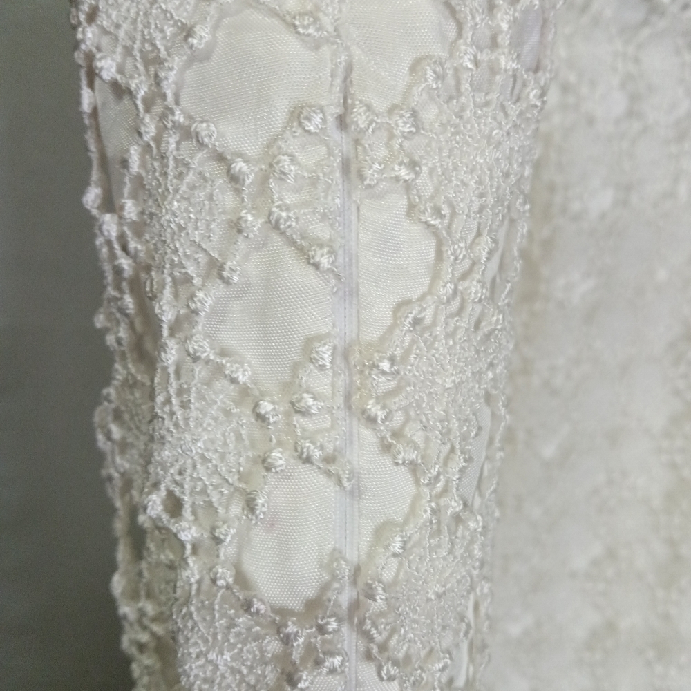 Tahari Arthur Levine Lace Tank Top White Size 16 - Picture 10 of 10